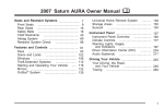 Saturn AURA 2007 Specifications