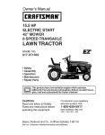 Craftsman 917.271052 Owner`s manual