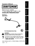 Craftsman 358.794251 Operator`s manual