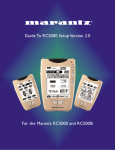 Marantz RC5000 User manual