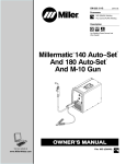 Chicago Electric MIG 180 Owner`s manual