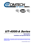 Comtech EF Data UT-4518E Product specifications