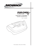 Bacharach PUR-CHEK Specifications