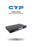 CYP CDPS-41SQ Specifications