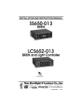 Signal SS650 Instruction manual