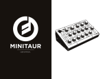 Moog Minitaur Operating instructions