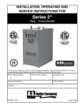 U.S. Boiler Company B series 2 Specifications