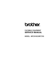 Brother MFC-9100C Service manual
