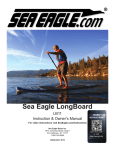 Sea Eagle Boats LongBoard SUP LB11 Owner`s manual