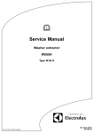 Electrolux W555H Service manual