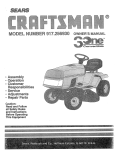 Craftsman 917.25693 Owner`s manual