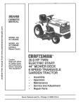 Craftsman 917.254460 Owner`s manual