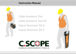 C-SCOPE XD Instruction manual