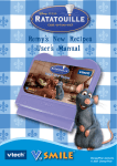 VTech V.Smile: Ratatouille Remy s New Recipes User`s manual