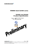 Wavecom WISMO Quik Q2426 Specifications