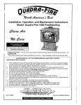 Quadra-Fire Quadra Fire 1900 Operating instructions