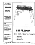 Craftsman 113.206933 Owner`s manual