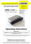 Apple GPT-4378-FLASH-70-iBT Operating instructions