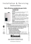 Rinnai E75CP User manual