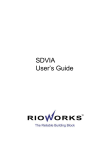 Rioworks SDVIA-LS User guide