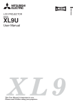 Mitsubishi XL9U User manual