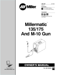 Miller MILLERMATIC 70A Owner`s manual