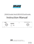 DRAKE EH24 Instruction manual