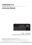 Shinybow USA SB-5688CT-A Instruction manual