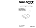 Euro-Pro V1705H Owner`s manual