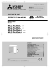 Mitsubishi MSZ-FA25VA Service manual