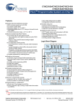 Cypress Semiconductor CY8C21434 Datasheet