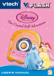 VTech V.Flash: Disney Princesses The Crystal Ball Adventure User`s manual