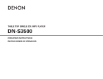 Denon DN-S3500 Operating instructions