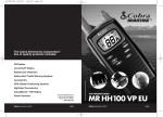 Cobra MRHH100VP Owner`s manual