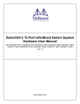 Mellanox Technologies SwitchX-2 User manual