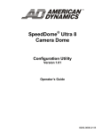 American Dynamics SpeedDome Ultra 8 Technical data