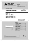 Mitsubishi MSZ-A18YV Service manual