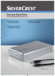 Silvercrest External Hard Drive User manual