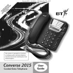 BT CONVERSE 2015 User guide