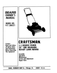 Craftsman 917.380221 Owner`s manual