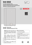 Bosch 940ESO Specifications
