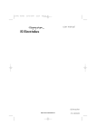 Electrolux 11 User manual