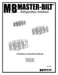 Master Bilt MPM-72 Service manual