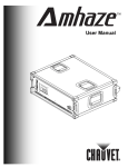 Chauvet Amhaze II User manual