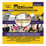 Maxiaids 2014 - Back To School Catalog