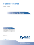 ZyXEL Communications P-660 series User`s guide