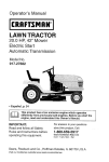 Craftsman 917.27682 Operator`s manual