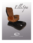 European Touch Pedicure Spa Specifications