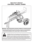 Maxim LSM75BVG, LSM55H, LSM80H Operator`s manual