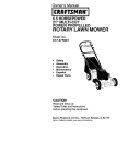 Craftsman 917.377801 Owner`s manual